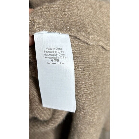 J Crew Cocoon Sweater Cardigan Tan Brown Single Button Size Medium - Picture 3 of 8